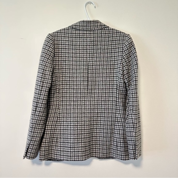 Aritzia Wilfred Wool blend houndstooth Darmon blazer jacket size 2 - Picture 13 of 14